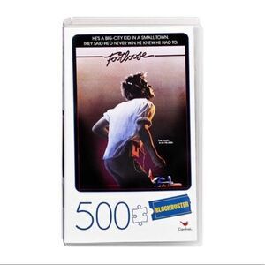 Footloose Movie Blockbuster 500pc Puzzle In Plastic VHS Case